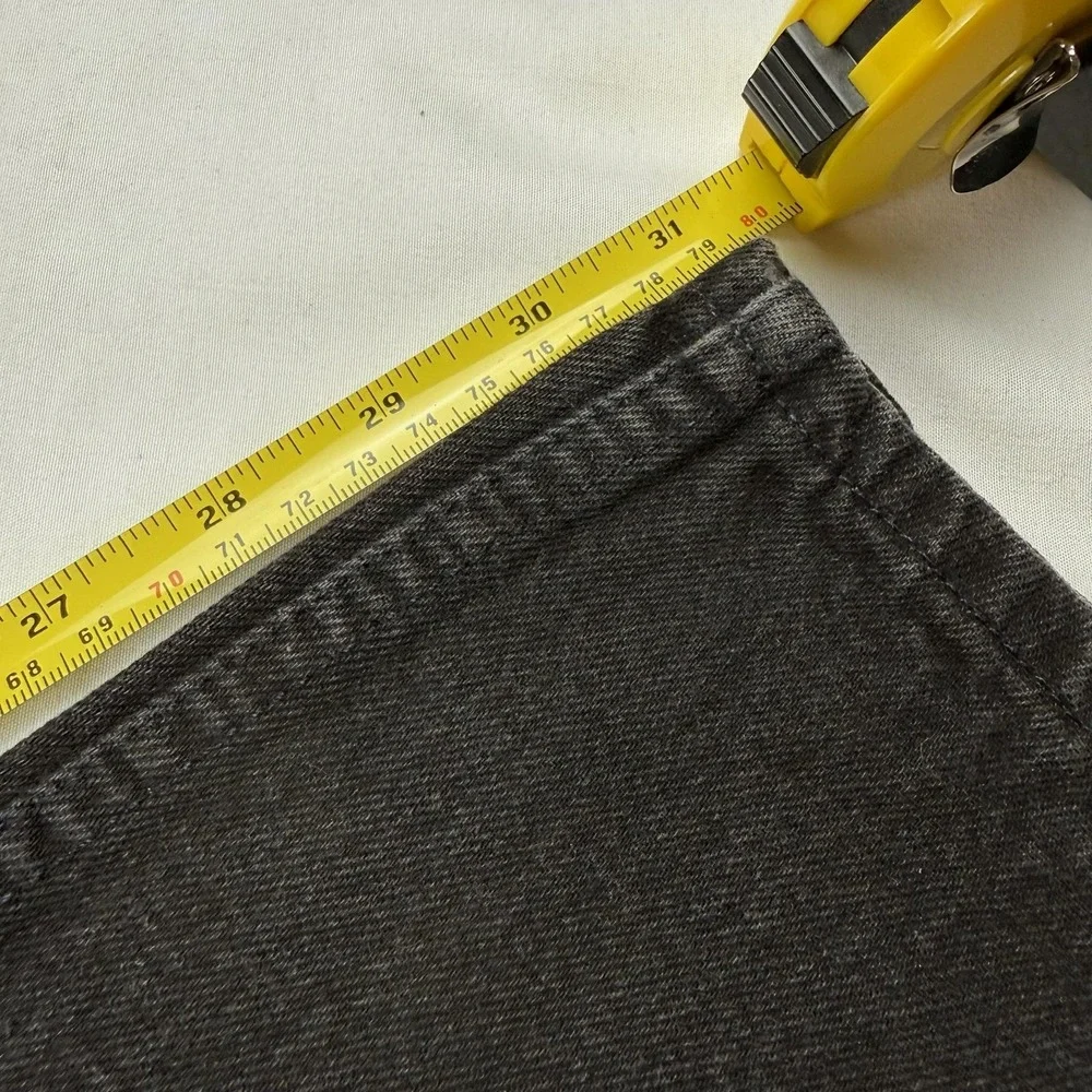 Levis 550 Jeans Mens 40x32 Gray Charcoal Wash Relaxed baggy Vintage 90s Casual